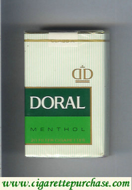 Doral Filter Menthol cigarettes soft box