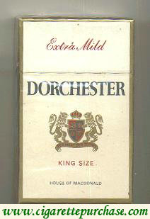 Dorchester Extra Mild cigarettes hard box