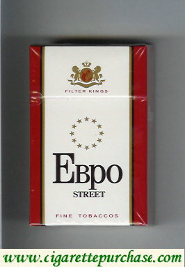 EBPO T Street white and red cigarettes hard box
