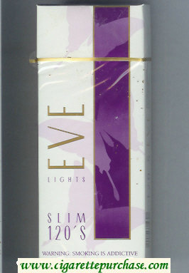 EVE Lights Slim 120s cigarettes hard box