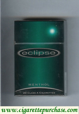 Eclipse Menthol cigarettes with Moon hard box