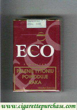 Eco Ecofilter cigarettes soft box