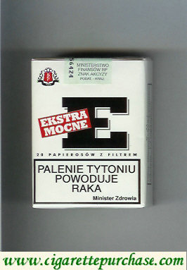 Ekstra Mocne E white cigarettes soft box