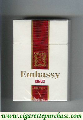 Embassy Kings Filter hard box cigarettes