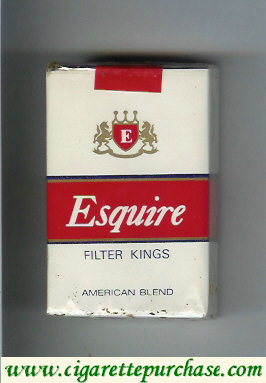 Esquire Filter Kings cigarettes American Blend soft box