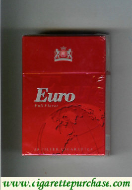 Euro Full Flavor cigarettes hard box
