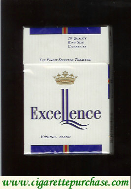 Excellence Virginia Blend cigarettes hard box