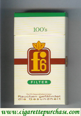 F6 100s Filter Cigarettes hard box