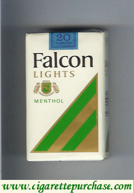 Falcon Lights Menthol cigarettes soft box