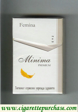 Femina New Minima Premium cigarettes hard box