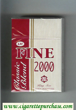 Fine 2000 Classic Blend cigarettes hard box