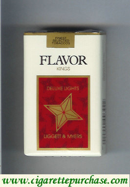 Flavor Deluxe Lights cigarettes soft box