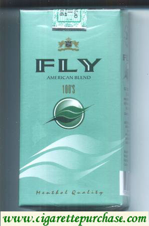 Fly American Blend 100?s Menthol Quality cigarettes soft box