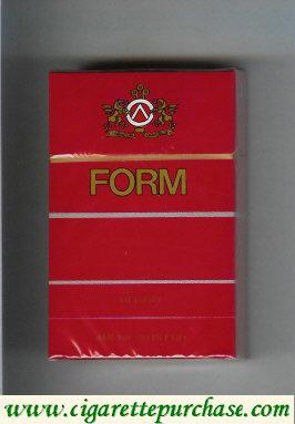 Form Medium American Blend red cigarettes hard box