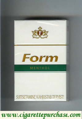 Form Menthol cigarettes hard box