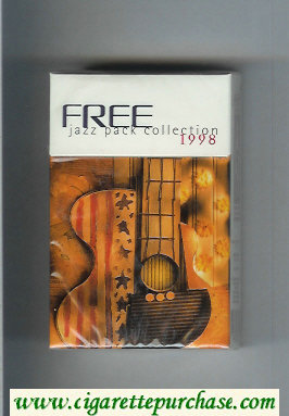 Free 1998 Jazz Pack Collection Cigarettes hard box