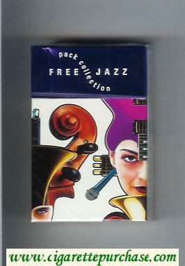 Free Jazz Pack Collection design 2001 Cigarettes hard box