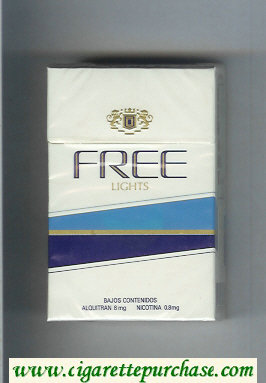 Free Lights Cigarettes hard box