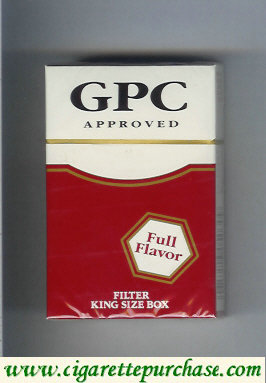 GPC Approved Full Flavor Filter King Size Box Cigarettes hard box
