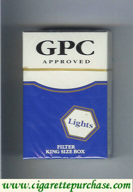 GPC Approved Lights Filters King Size Box Cigarettes hard box