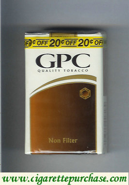 GPC Quality Tabacco Non-Filter Cigarettes soft box