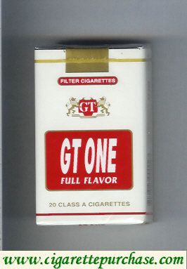 GT One Full Flavor Filter cigarettes soft box