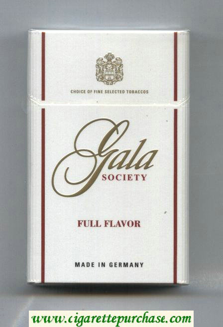 Gala Society Full Flavor cigarettes hard box