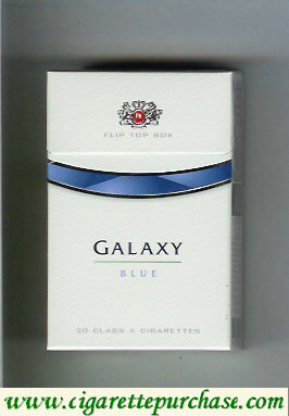Galaxy Blue cigarettes hard box