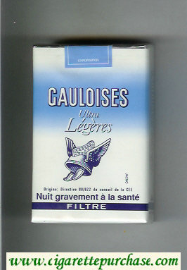 Gauloises Ultra Legeres Filtre cigarettes soft box