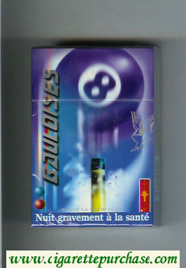 Gauloises 8 cigarettes hard box