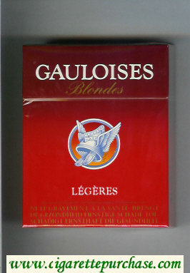 Gauloises Blondes 25s Legeres Cigarettes hard box