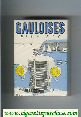 Gauloises Blue Way Filtre Cigarettes hard box