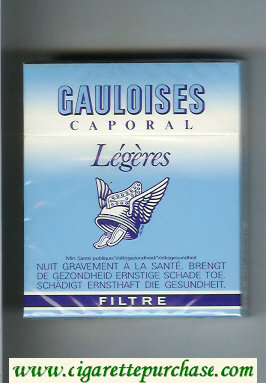 Gauloises Caporal Legeres Filtre 25s cigarettes hard box
