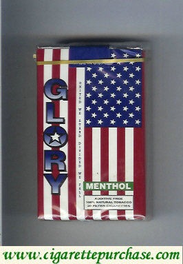 Glory Menthol cigarettes soft box