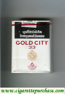Gold City 33 cigarettes soft box