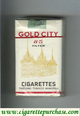 Gold City 85 cigarettes soft box