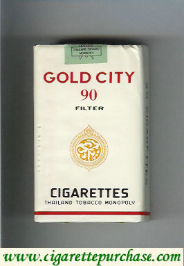 Gold City 90 cigarettes soft box