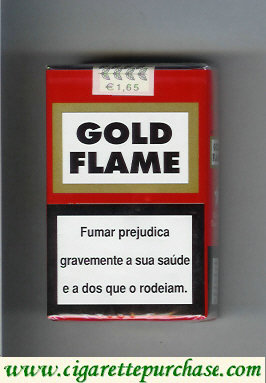 Gold Flame cigarettes soft box