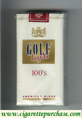 Gold Lights 100s American Blend cigarettes soft box