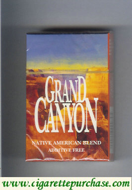 Grand Canyon cigarettes hard box