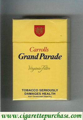 Carrolls Grand Parade Virginia Filter cigarettes hard box