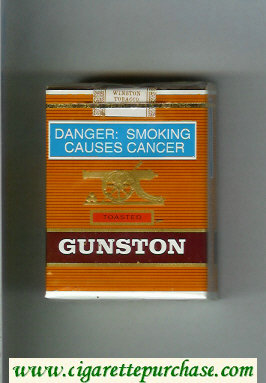 Gunston Toasted Brown Cigarettes soft box