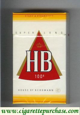 HB 100s House of Bergmann cigarettes hard box