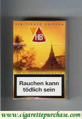 HB Limitierte Edition hard box cigarettes
