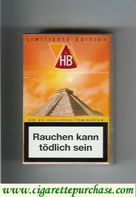 HB hard box cigarettes Limitierte Edition