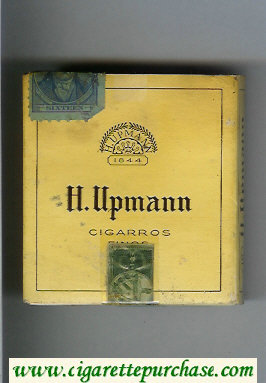 H.Upmann Sigarros cigarettes wide flat hard box