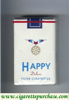 Happy Deluxe Filter cigarettes soft box