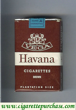 Havana Vega cigarettes Brown soft box