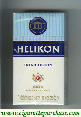 Helikon Extra Lights 100s Multifilter cigarettes hard box