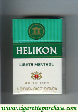 Helikon Lights Menthol Multifilter cigarettes hard box